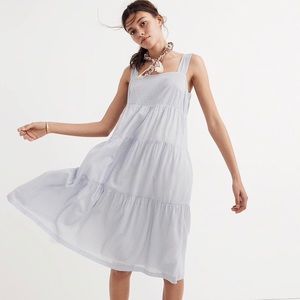 Madewell stripes midi dress